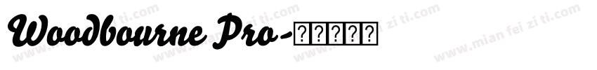 Woodbourne Pro字体转换